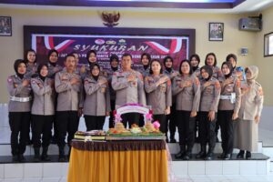 Rayakan Hari Jadi Ke-75, Polwan Polres Konawe Gelar Syukuran