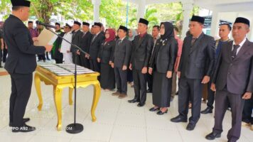 Lantik Puluhan Pejabat, Sekda Konawe: Jangan Pernah Menggigit Tangan Orang Yang Pernah Menolongmu