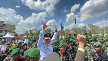 Hadiri HUT ke-76 TNI, PJ Gubernur Sultra Perkuat Kerja Sama Hadapi Pemilu