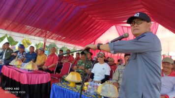Buka Turnamen Sepak Bola HIMAPPSA, PJ Bupati Konawe Bantu 200 Juta Rupiah Untuk Pembangunan Tribun