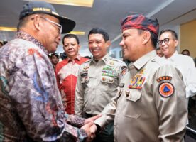 Penjabat Gubernur Sultra Sambut Peserta Acara Puncak Bulan PRB 2023 di Kendari