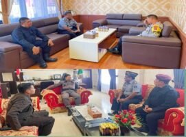 Perkuat Sinergi Antara APH, Kepala Rutan Unaaha Sambangi Kejari dan Polres Konawe