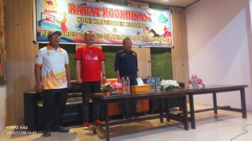 Jelang Musrokablub, KONI Konawe Gelar Rapat Koordinasi Bersama Pengurus Cabang Olahraga