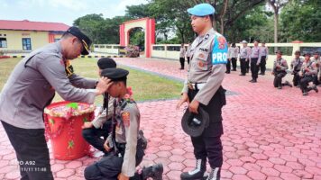 24 Bintara Remaja Angkatan 2023 Sukses Melaksanakan Tradisi Pembaretan