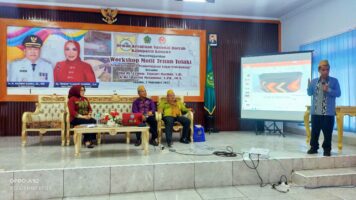 Usai Dikukuhkan, Dekranasda Konawe Langsung Gelar Workshop Motif Tenun Tolaki