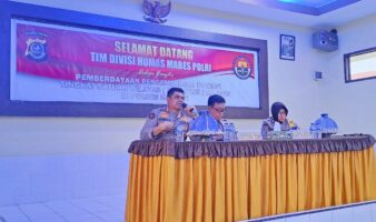 Tim Divisi Humas Mabes Polri Minta Polres Konawe Lakukan Penguatan Peran Kehumasan