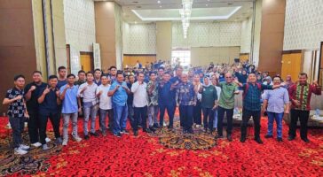 Silaturahmi Bersama Ratusan Mahasiswa Konawe di Jakarta, Harmin Ramba Paparkan Program Prioritas Pembangunan Daerah