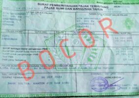 Pendapatan dari Sektor Pajak Bumi dan Bangunan di Konawe Diduga Bocor