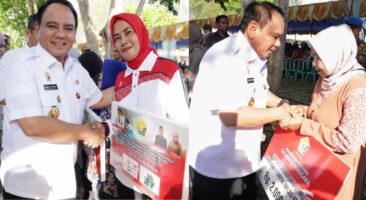 Kendalikan Inflasi Jelang Nataru, Penjabat Gubernur Sultra Salurkan Dana Stimulan Untuk Pelaku UMKM dan Ribuan Paket Sembako
