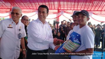Kunker di Konawe, Mentan RI Serahkan Bantuan Pertanian, Harmin Ramba: Terima Kasih Pak Menteri