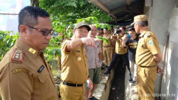 Penjabat Bupati Konawe Tinjau Lokasi Pembangunan Gerbang Kota Unaaha
