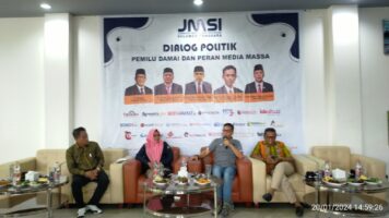 Dialog Politik, JMSI Sultra Ulas Berbagai Isu Jelang Pemilu 2024