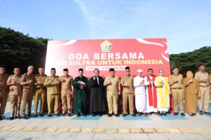 Dukung Pemilu Aman dan Damai, Pemprov Sultra Gelar Doa Bersama Untuk Indonesia