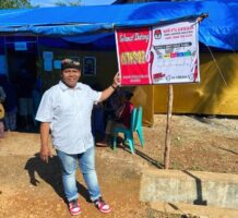 Bertarung Kembali, I Made Asmaya Salurkan Hak Pilih di TPS 02 Ulu Meraka