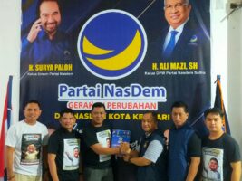 Yudhi “Gemoy Kendari” Ambil Formulir Pendaftaran di Partai NasDem