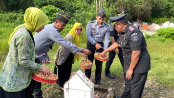 Jelang Puncak HBP ke- 60, Rutan Unaaha Gelar Ziarah dan Tabur Bunga di TMP Asao