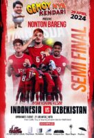 Berikan Dukungan Moril Kepada Timnas U23, Yudhi Gemoy Gelar Nobar Bertabur Hadiah