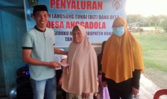 21 KPM di Desa Anggadola Terma BLT Dana Desa, Begini Harapan Kades Yusran