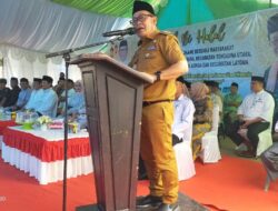 Halalbihalal di Abuki, Harmin Ramba Sebut Masih Banyak Impian dan Obsesinya Untuk Konawe