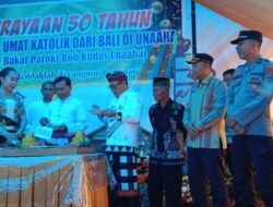 Hadiri Perayaan 50 Tahun Katolik Masuk di Unaaha, PJ Bupati Konawe Ucapkan Terima Kasih