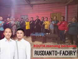 Warga Routa Siap Menangkan Rusdianto-Fachry di Pilkada Konawe