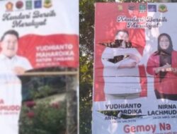 Baliho dan Banner Dirusak, Yudhi-Nirna Tatap Semangat Berjuang untuk Kendari Maju, Aman, dan Bersih