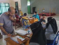 Puskesmas Tongauna Bersama Rutan Unaaha Gelar Pemeriksaan Kesehatan WBP