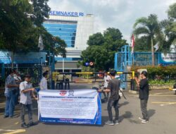 Demo di Kemenaker, KPIP Desak Binwasnaker dan K3 Beri Sanksi Tegas terhadap PT. HJS
