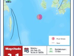 Kabupaten Buton Tengah Diguncang Gempa Bumi Tektonik