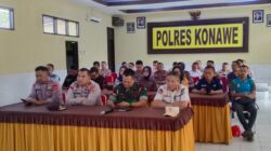 Gelar Rapat Lintas Sektoral, Polres Konawe  Siap Amankan Idulfitri 1446 Hijriah