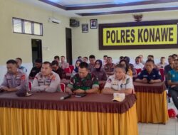 Gelar Rapat Lintas Sektoral, Polres Konawe  Siap Amankan Idulfitri 1446 Hijriah