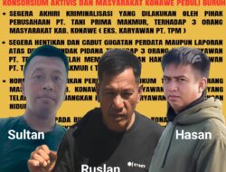 Jeritan Buruh Konawe: Diduga Dikriminalisasi Perusahaan Sawit, Aksi Solidaritas Menggema