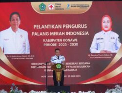 PMI Jadi Garda Terdepan Tanggap Bencana di Konawe, Bupati Yusran: Perlu Sinergi dan Dukungan Konkret