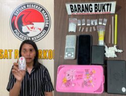 Modus “Sistem Tempel” Narkoba Terbongkar di Kendari, Perempuan Muda Dicokok Polisi