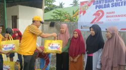 Biro Logistik Polda Sultra Gelar Baksos dan Kerja Bakti di TPU Anduonohu, Mempererat Sinergi di Hari Bhayangkara ke-79