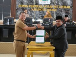 Rapat Paripurna: DPRD Konawe Terima Dua Raperda Inisiatif Eksekutif