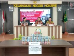 Kejari Konawe Setor Rp 1,36 Miliar Uang Pengganti Kasus Korupsi Tambatan Perahu ke Kas Negara