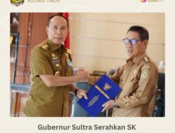 Gubernur Sultra Tunjuk Yosep Sahaka sebagai Plt Bupati Kolaka Timur Gantikan Abdul Azis yang Tersangkut OTT KPK