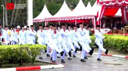 Paskibraka Putri Konawe Tuai Apresiasi, Tetap Menunaikan Tugas Meski Kehilangan Satu Sepatu