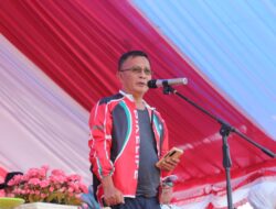 Buka Porseni Tongauna, Wabup Konawe Syamsul Ibrahim Tekankan Sportivitas dan Pelestarian Musik Bambu