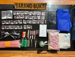 Polres Konsel Ringkus Pemuda di Kolono, Sita 34 Paket Sabu Siap Edar