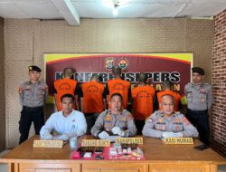 Polres Konsel Bongkar Sindikat Narkoba, Enam Pengedar Sabu Dibekuk
