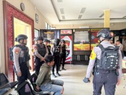 Satgas Anti Premanisme Polda Sultra Amankan Pria Bersenjata Tajam di Kendari