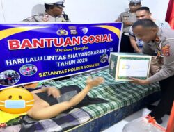 Satlantas Polres Konawe Tebar Kepedulian Lewat Baksos di Hari Lalu Lintas Bhayangkara ke-70