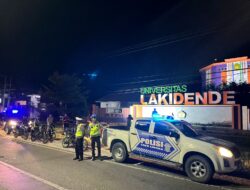 Polres Konawe, TNI, dan Sat Pol PP Gelar Patroli Gabungan Skala Besar Jaga Kamtibmas