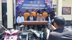 Polres Konawe Bongkar Kasus Curanmor 18 TKP, Empat Tersangka Memiliki Peran Berbeda