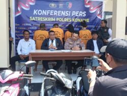 Polres Konawe Bongkar Kasus Curanmor 18 TKP, Empat Tersangka Memiliki Peran Berbeda