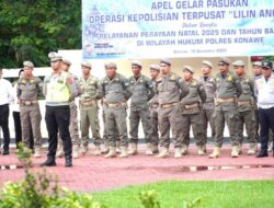 Pemda dan Polres Konawe Gelar Apel Pasukan Operasi Lilin Anoa 2025