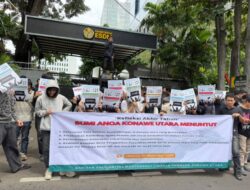 Massa Lingkar Tambang Konut Geruduk Kantor ESDM, Desak Keterlibatan Kontraktor Lokal