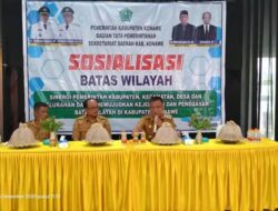 Pemda Konawe Gelar Sosialisasi Batas Wilayah, Wabup Tekankan Penyelesaian Secara Musyawarah